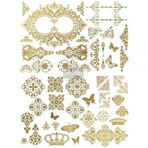 Gold Ornate Design Transfers